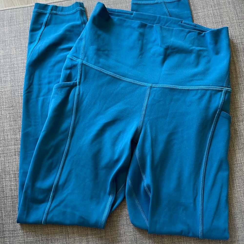 lululemon athletica Teal Blue High-Rise Leggings